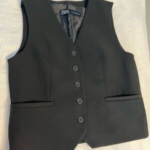 Zara Elegant Black Vest